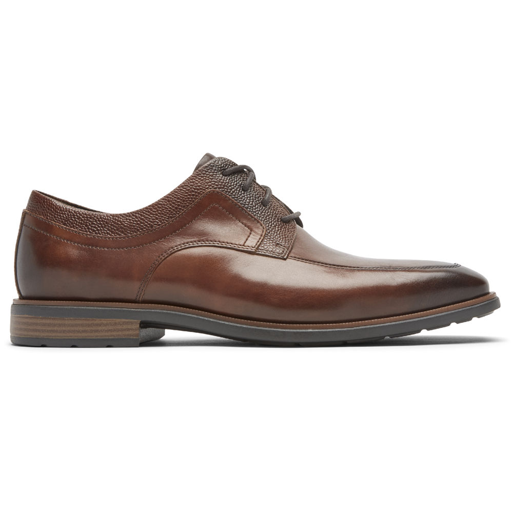 Rockport Mens Dress Shoes Brown - Dres Sports Business 2 Apron Toe - UK 536-KWRYGL